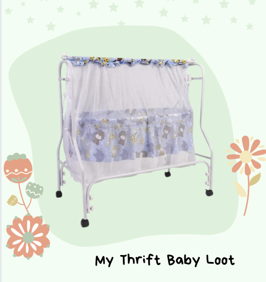 Preloved Babyhug baby cradle with mosquito protection ( Bangalore )